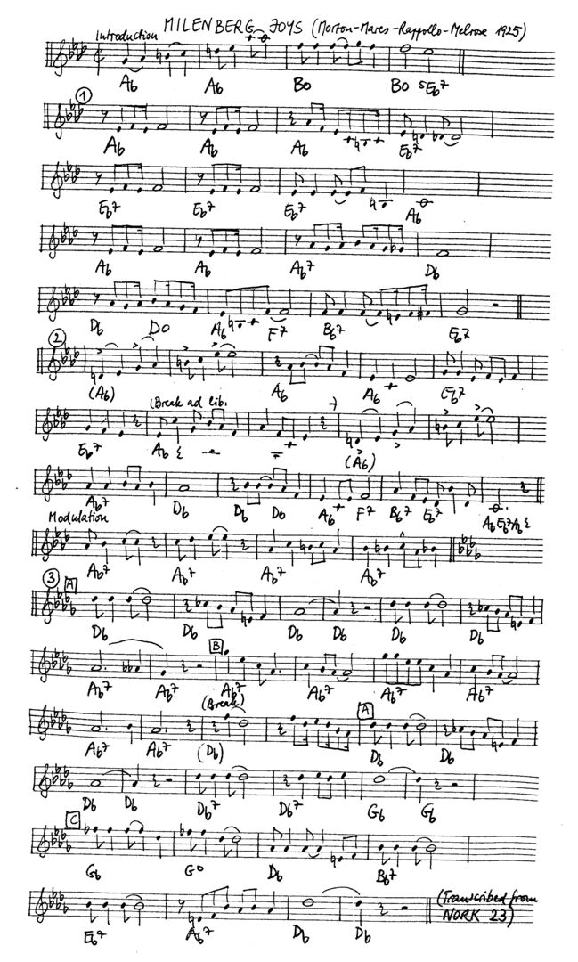 milenberg joys leadsheet – book us for your next 20s or gatsby event